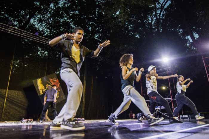 Mike Debus and Flavor Pack at Dance in the Park 2013