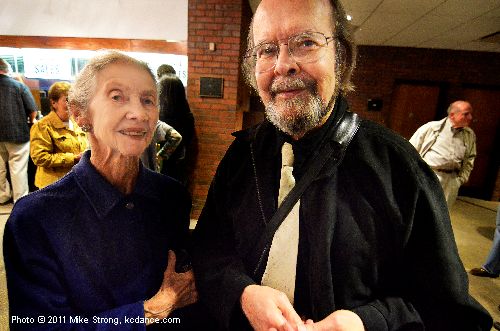 Miss Shirley Weaver and Fritz Swischer attending Wylliams-Henry Fall 2011 concert