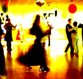 Movement photo of dancers at Walter's
