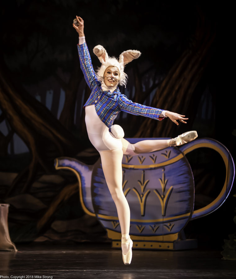 Julia Harshbarger as White Rabbit - Alice in Wonderland - dress No 2 (Fri)