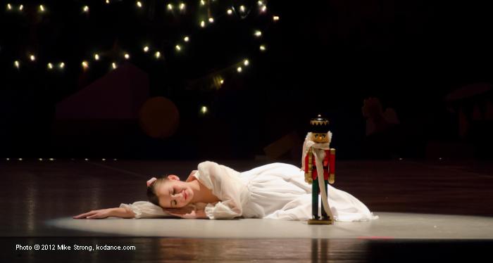 (7pm) Clara, Mallerie Moore - ready to dream of The Mouse King, the Nutcracker Prince, and a cast of characters