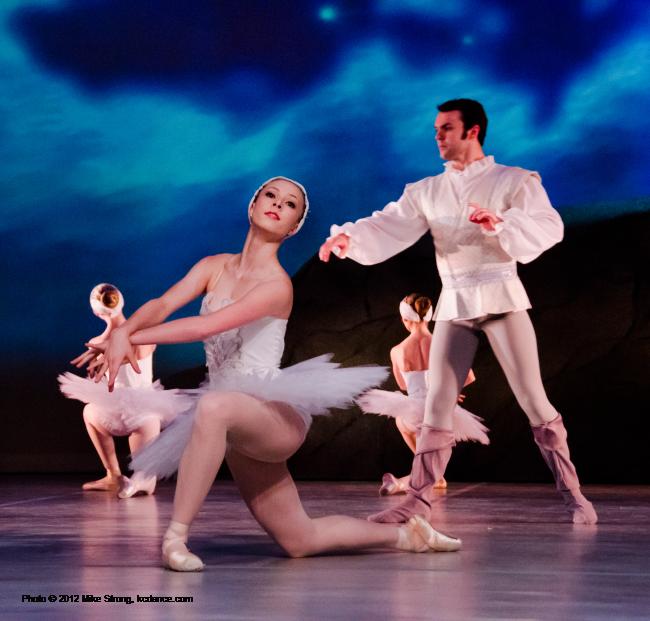 Stephanie Ruley and Erik Sobbe - Swan Lake by the American Youth Ballet (of American Dance Center in Overland Park, KS) May 12, 2012 - photo Mike Strong