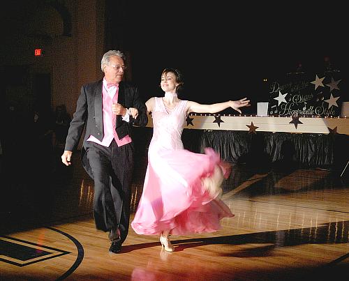 Mike McGhee and Whitney White 1 July 2008 in Dancing With The Stars - Higginsville Style