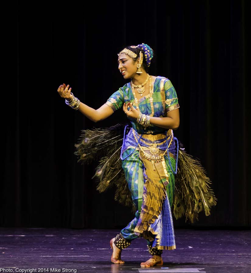 Kavya Nataraj in Mayil (peacock) dance