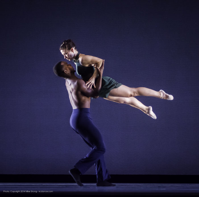 Maleek Washington and Jessica Higgins in Heart Thieves by Robert Moses for Wylliams-Henry Contemporary Dance Co