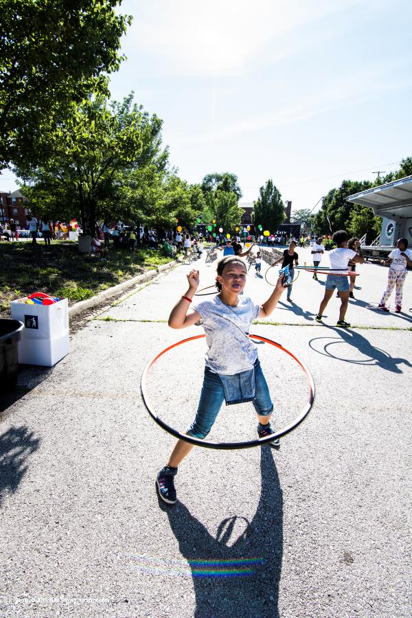 Block party thursday and hula hoops