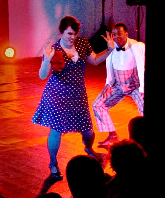 Christina Burton and Christopoher Barksdale as Butterbeans and Susie in Wylliams / Henry show
