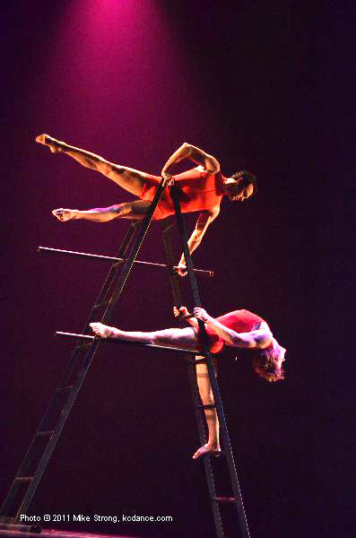 Laddertime by Paula Weber: Erik Sobbe on top, Michael Tomlinson at bottom