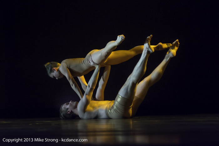 Katie Jenkins (top) and Michael Tomlinson in Ritual by Amber Perkins