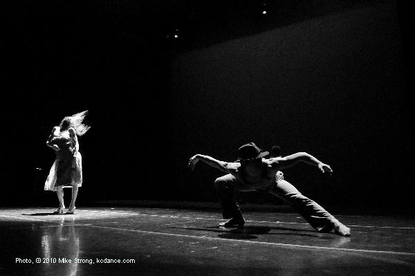 DeeAnna Hiett and Gavin Stewart in Tower of Song by Leonard Cohen and choreographed by Josh Beamish 