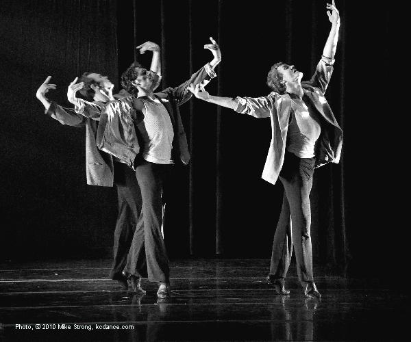 Erik Sobbe, Gavin Stewart, Michael Tomlinson in You Won't See Me by the beatles and choreographed by Jennifer Medina