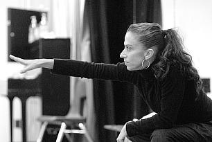 DeeAnna Hiett directing in-studio rehearsal for City by Jennifer Muller